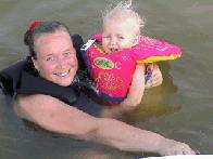 Swimming With Mommy...